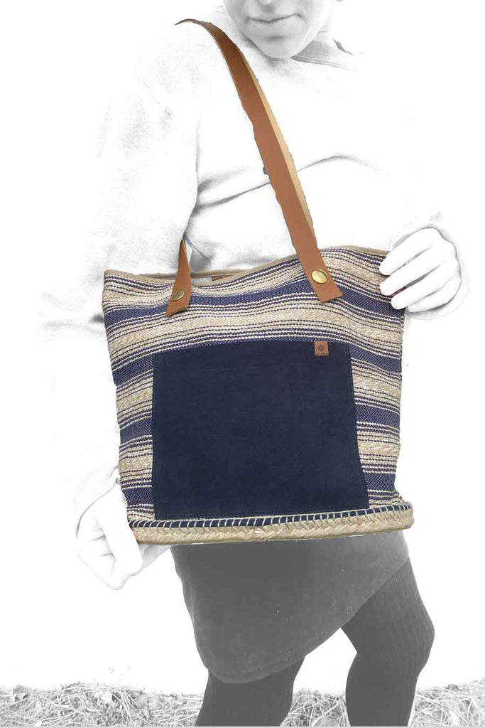 Blue Stripe Bag