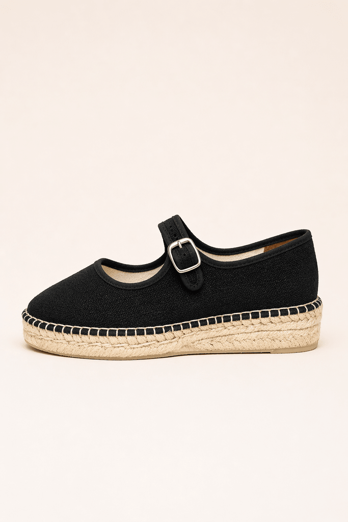 Espadrilles Femme Compensées - Chaussures Été Confortables Fabriquées En Espagne