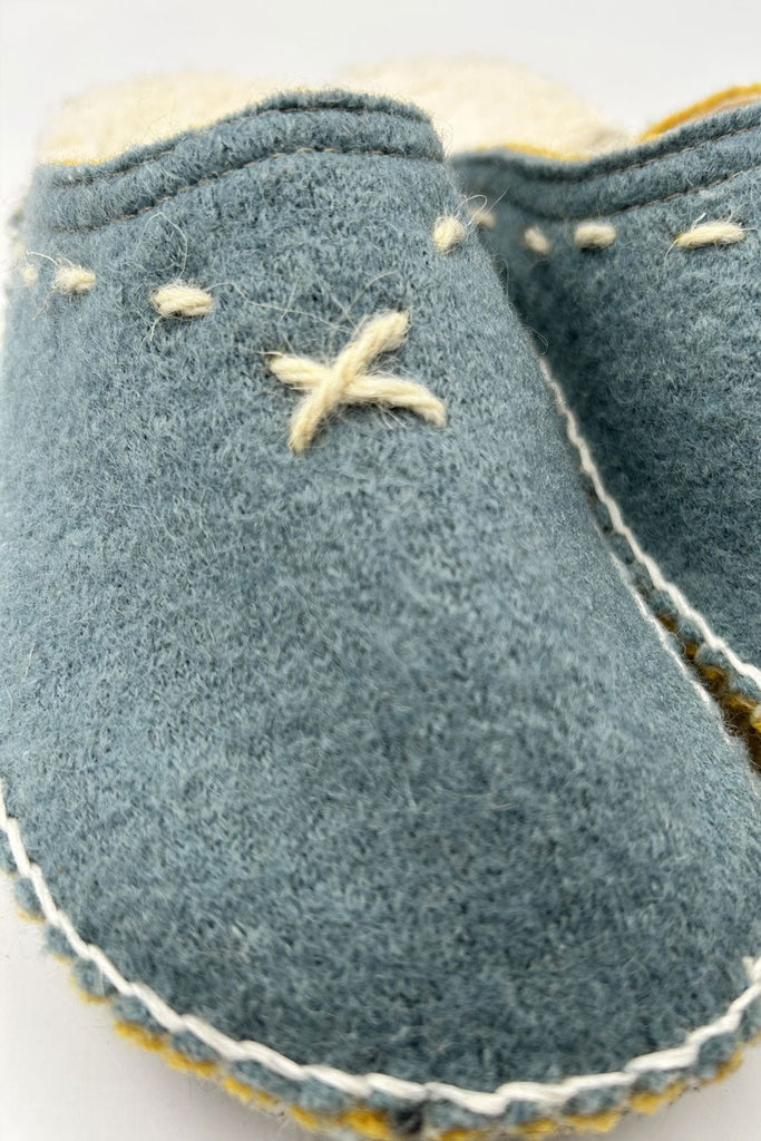 Chaussons d’hiver Margo en laine bouillie - Don quichosse