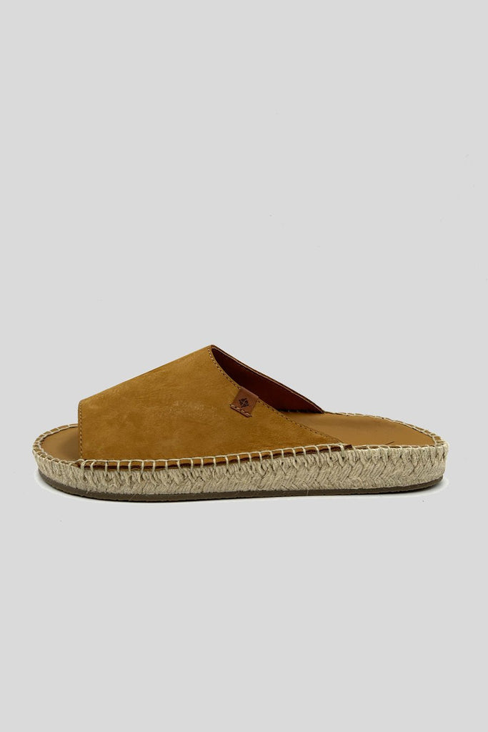 Espadrille mule Igor en cuir camel - Don quichosse